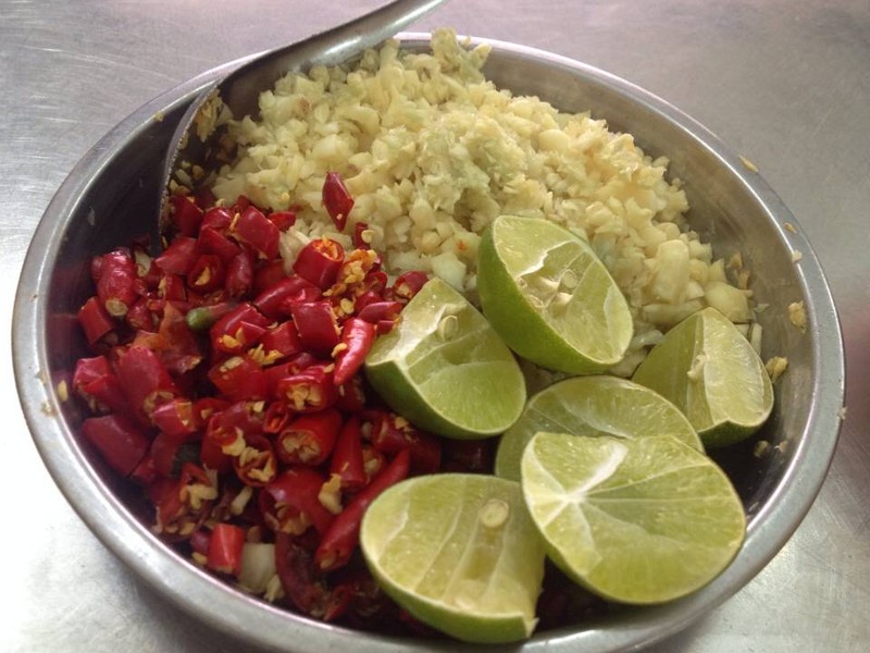 พริกกระเทียมมะนาว