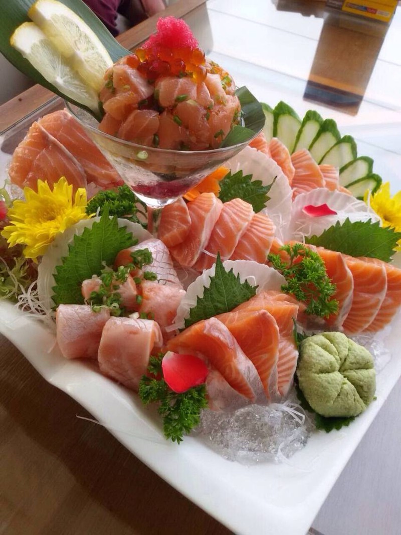 เมนูปลาแซลมอล. อร่อยยย