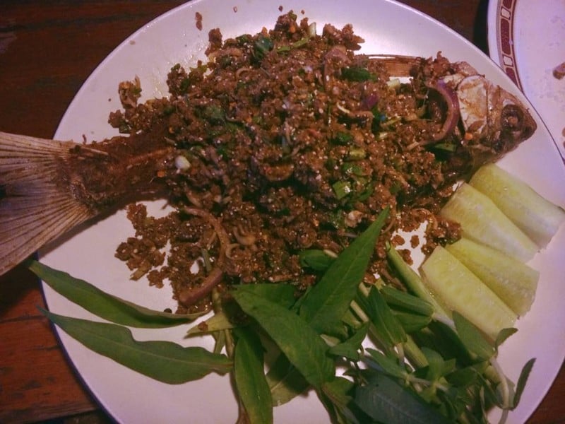 ลาบปลาตะเพียน