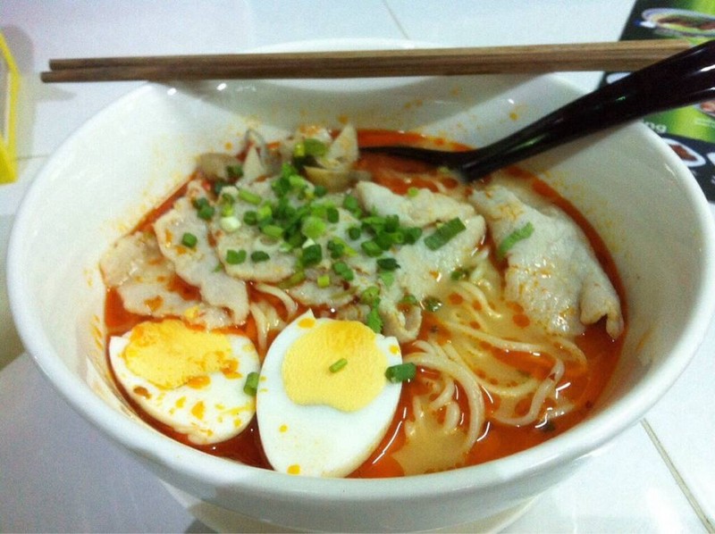 บะหมี่ต้มยำหมูนุ่ม