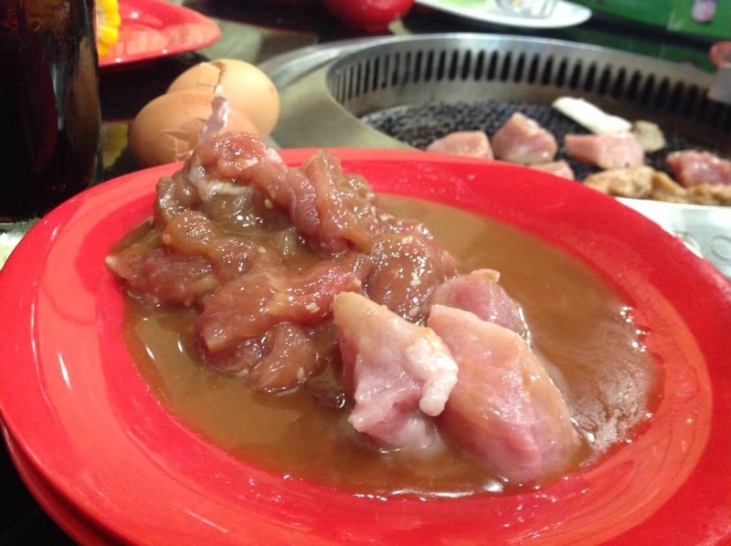 หมูหมักซอส