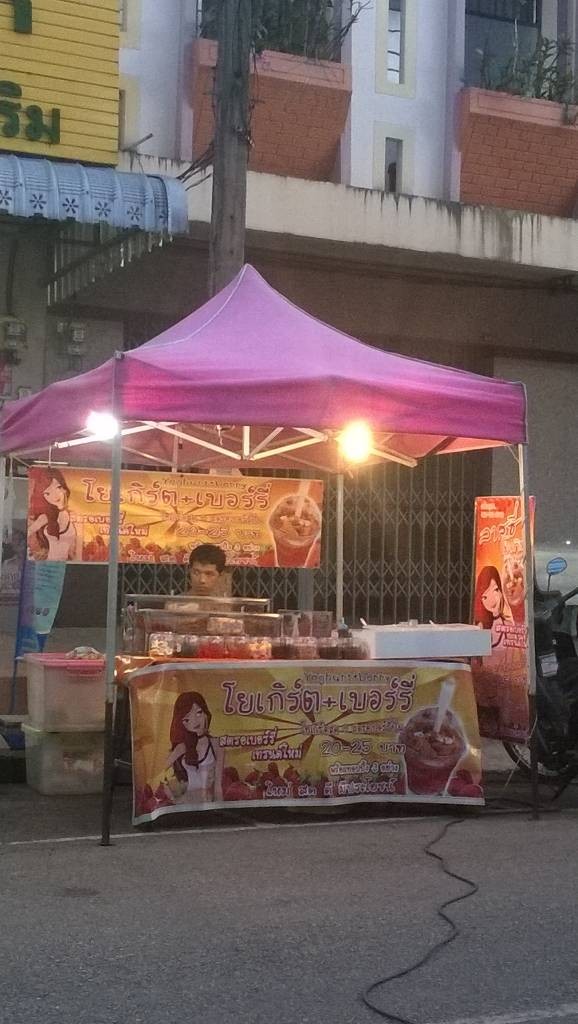 โยเกิร์ต เบอร์รี่ ตรัง ตลาอดออมสิน ย่านตาขาว