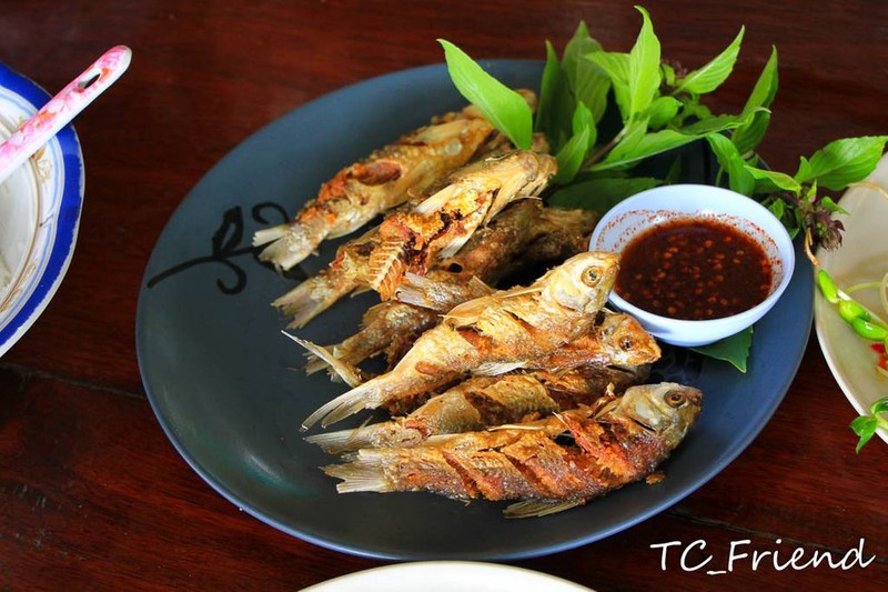 ปลาเขื่อนทอดกรอบ