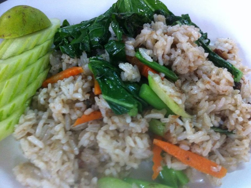 ข้าวผัดคะน้าปลาเค็ม