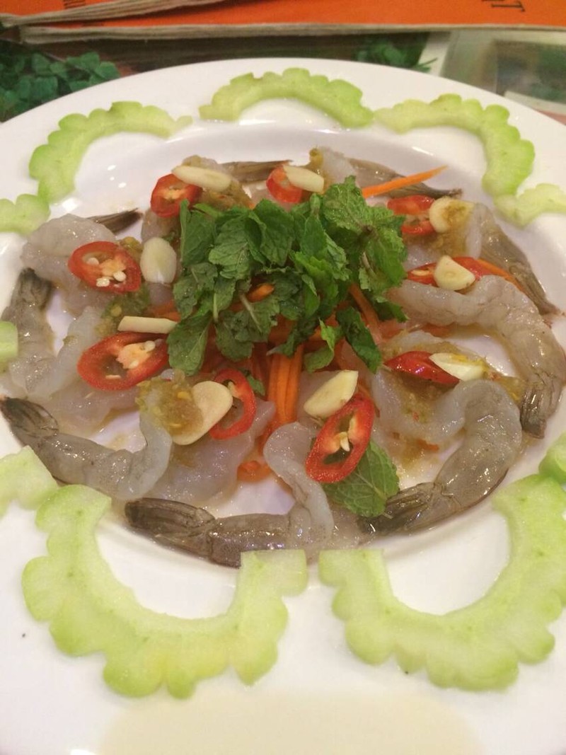 กุ้งแช่น้ำปลา