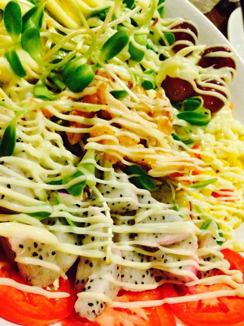 สลัดกุ้งกรอบ