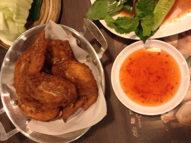 ปีกไก่ทอด