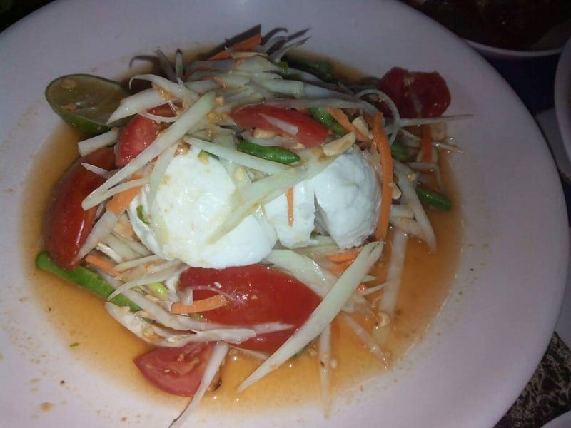 ส้มตำไข่เค็ม หร่อยมาก