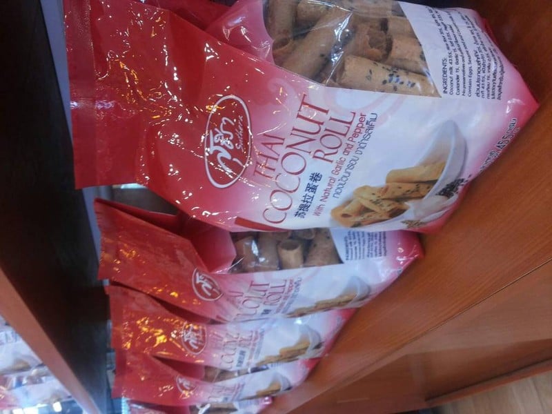 ทองม้วนกรอบ งาดำรสเค็มสุดยอดทองม้วน