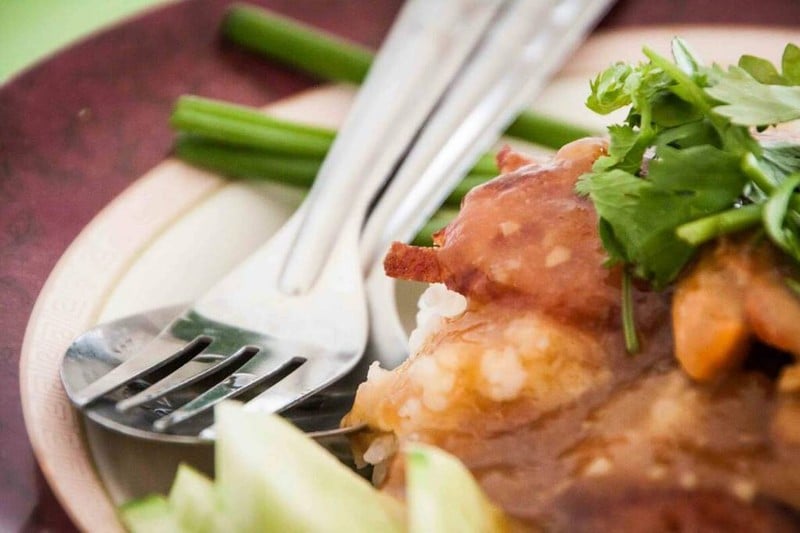 ข้าวหมูแดง (40.-)