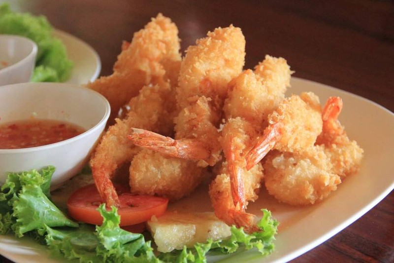 กุ้งชุบแป้งทอด