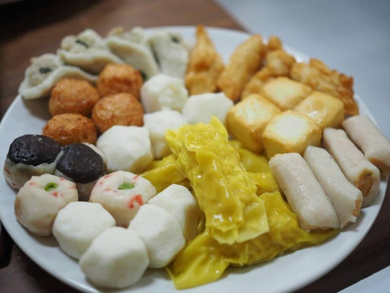 รวมมิตรลูกชิ้น  จานนี้คือจุกมากกก