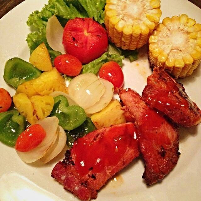 ซี่โครงหมูบาบีคิว