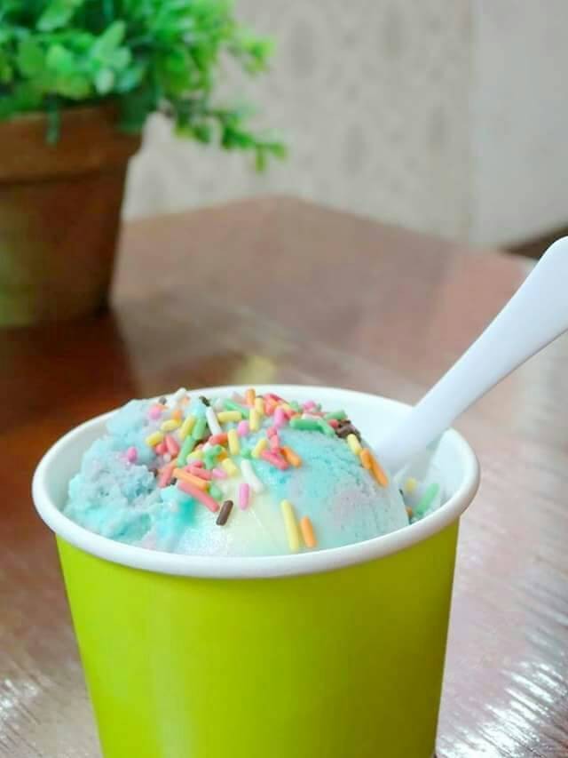 ไอศครีม เรนโบว์ และ วนิลา แบบ มินิ 