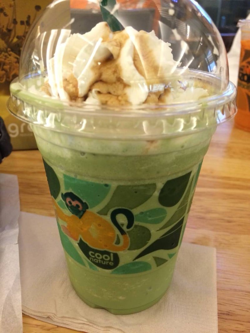 Black matcha Frappe