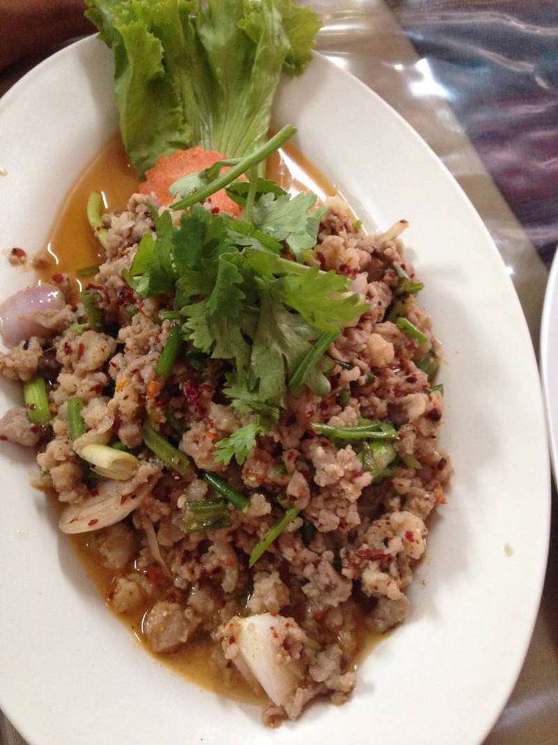 ลาบหมูล้วนๆ 50฿