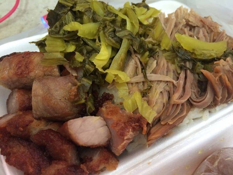 ขาหมู+หมูกรอบ