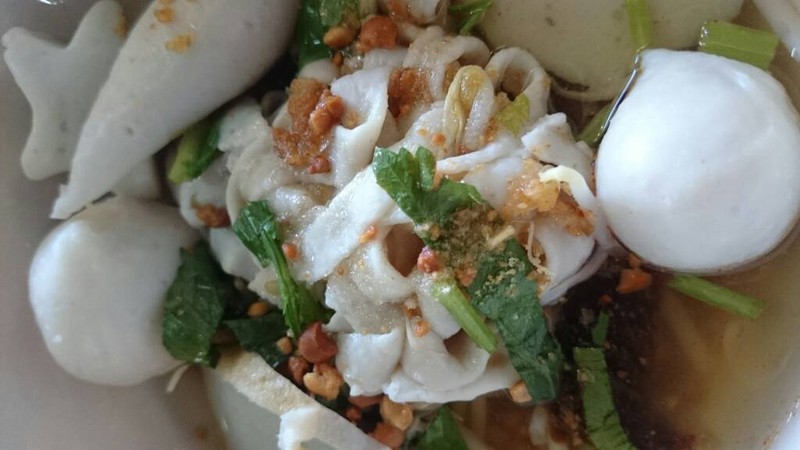 เส้นปลาน้ำใส พริกเผา