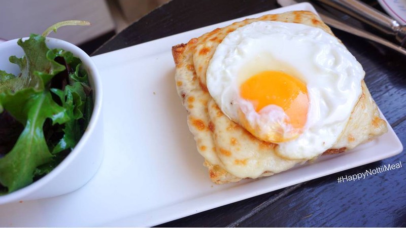 Croque-Madame Mesclun ราคา 17.50 ยูโร by #HappyNottiiMeal