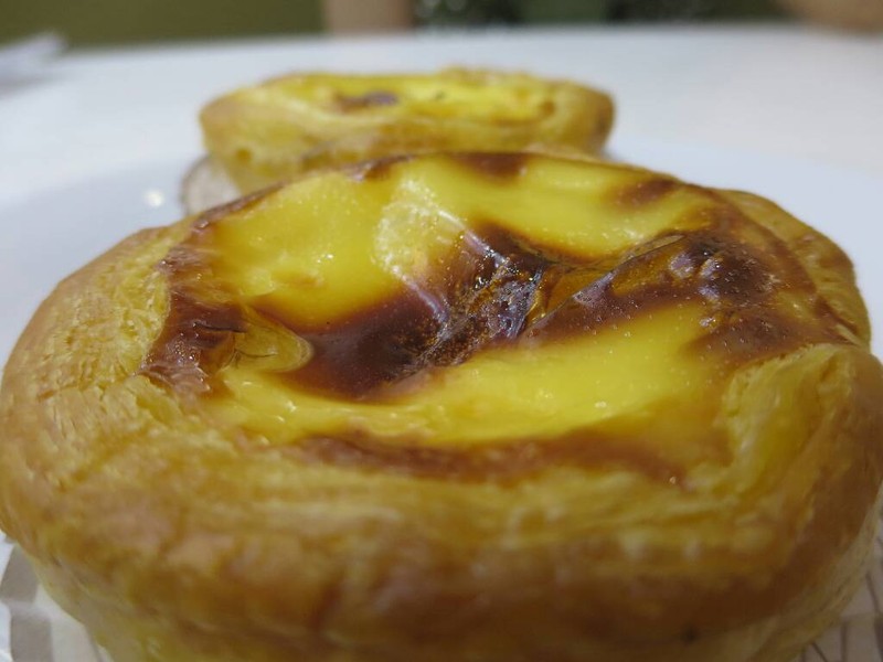 macau restaurant ทาร์ตไข่ $ 9