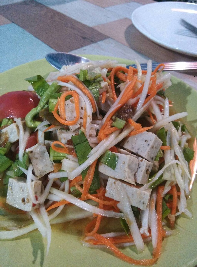 ตำปลาร้าหมูยอ