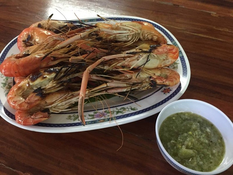 กุ้งเผาใหญ่เบิ้ม