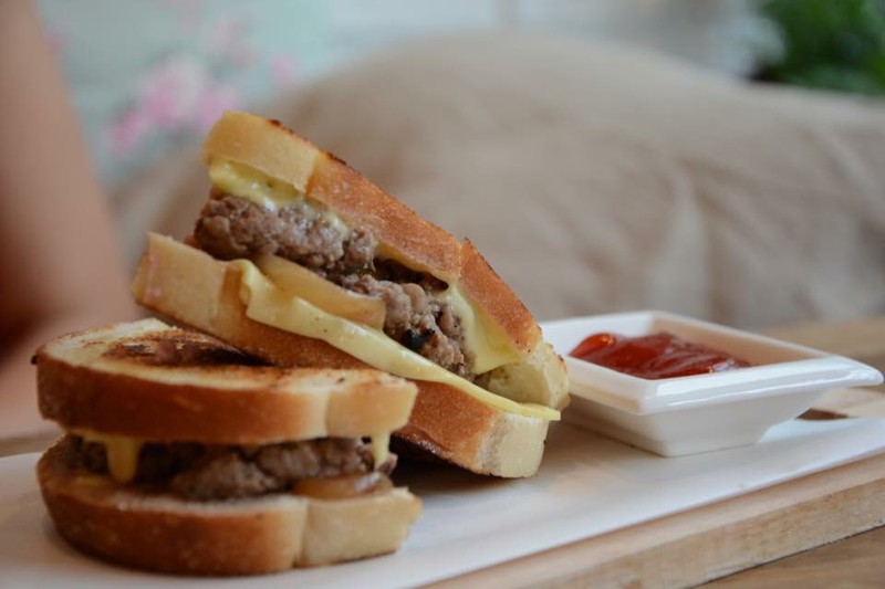 Patty Melt Grilled Cheese