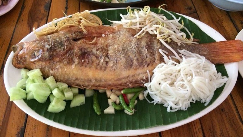 เมี่ยงปลาเผา