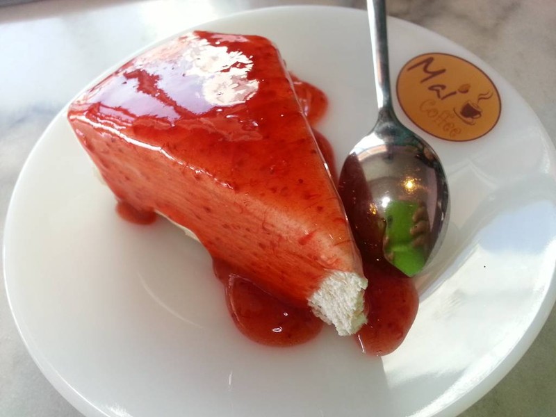 เครปเค้กราดซอสสตรอเบอรี่