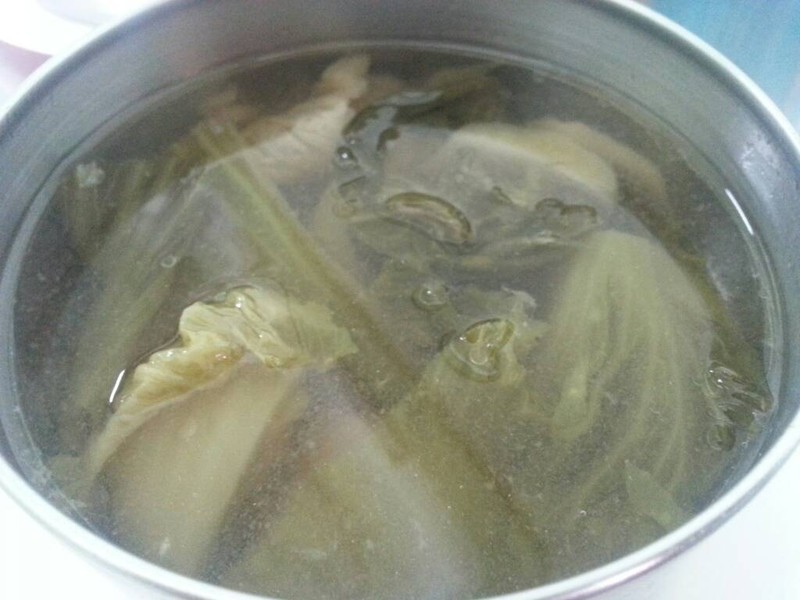 กระดูกหมูผักกาดดอง