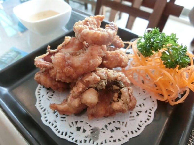 หมึกทอด 