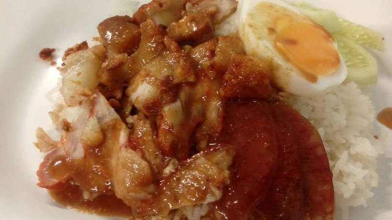 หมูแดง+หมูกรอบ