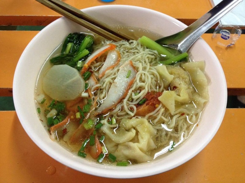 บะหมี่เกี๊ยวกุ้ง