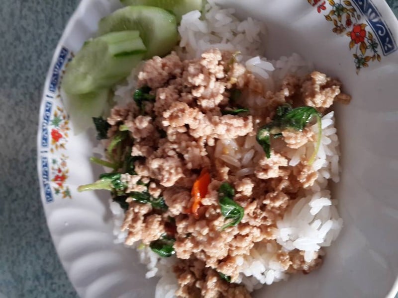 ข้าวกระเพราหมู