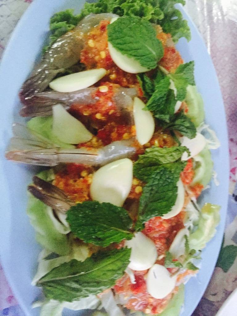 กุ้งแช่น้ำปลา