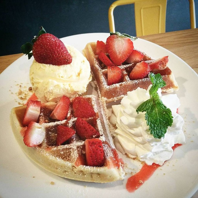 Strawberry Waffle