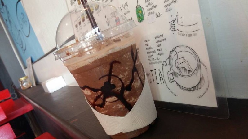 mocha mint frappe