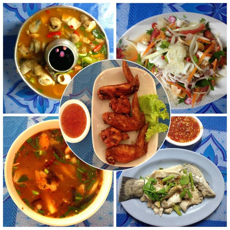 ร้านครัวอีสานต้มแซบ แนะนำเมนูอร่อยๆ เช่นส้มตำปูม้า,ยำปลาดุกฟู และเมนูส้มตำ