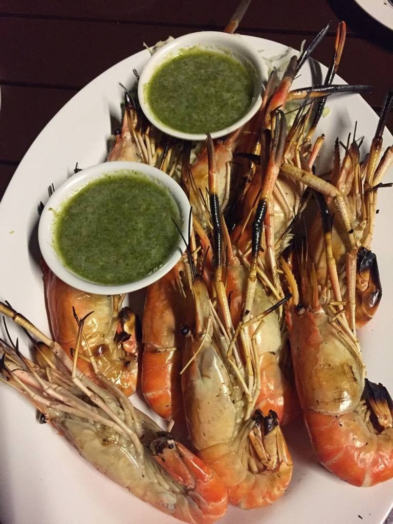 กุ้งเผา