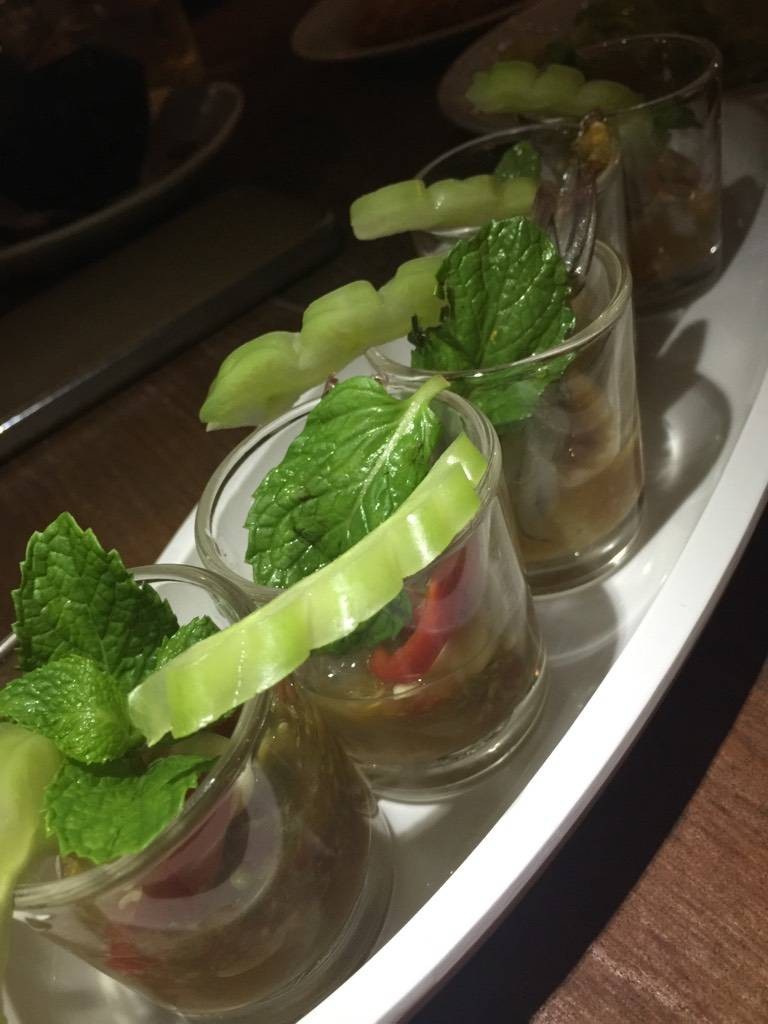 กุ้งแช่น้ำปลา