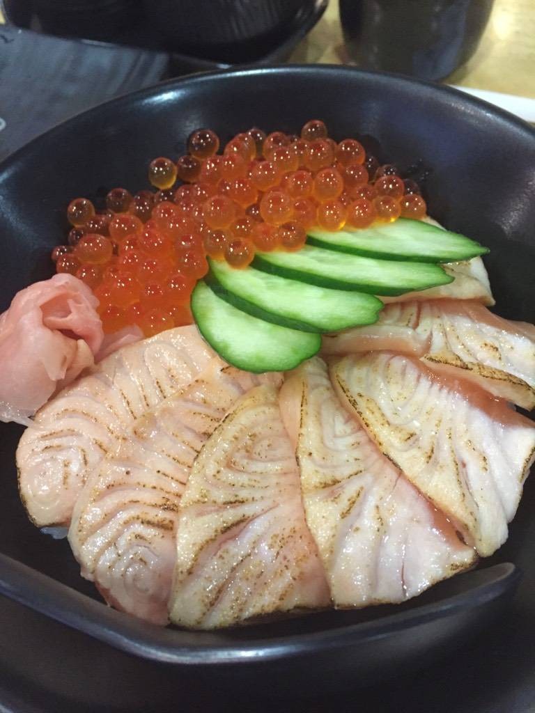 Burned Salmon + Ikura
