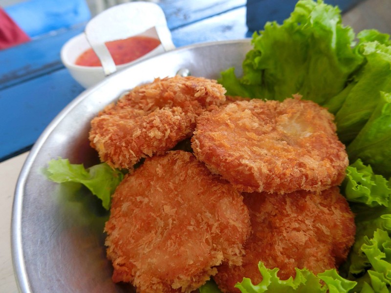 ทอดมันกุ้ง 120บาท