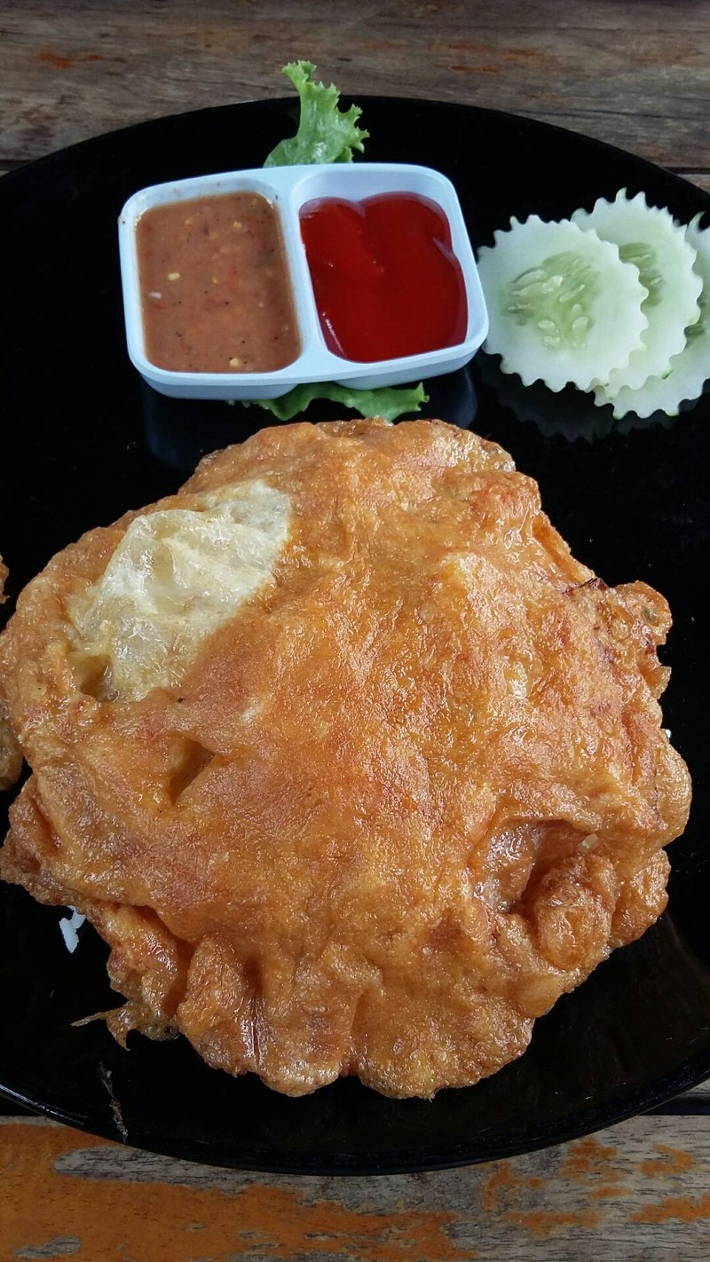 ข้าวไข่เจียวกุ้งสับ