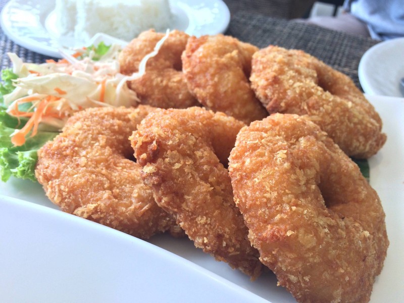 ทอดมันกุ้ง 180฿