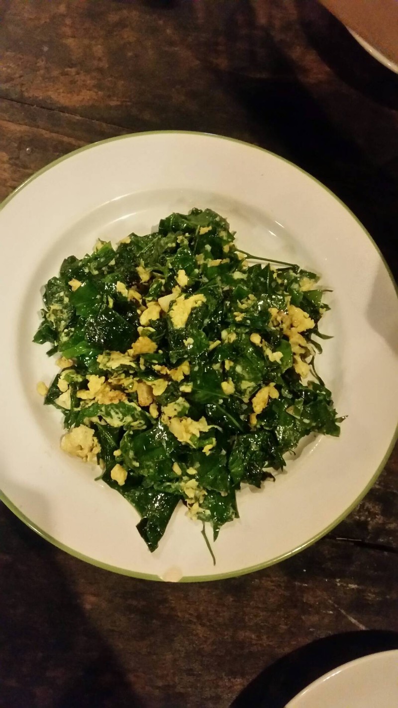 ใบเหลียงผัดไข่