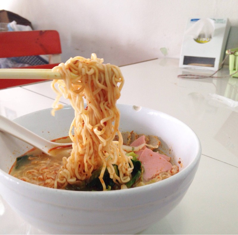 เส้นลวกเหนียวหนึบ
