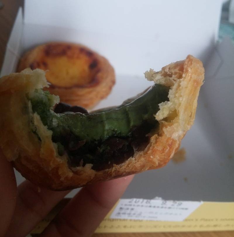 red bean with matcha...aroyy