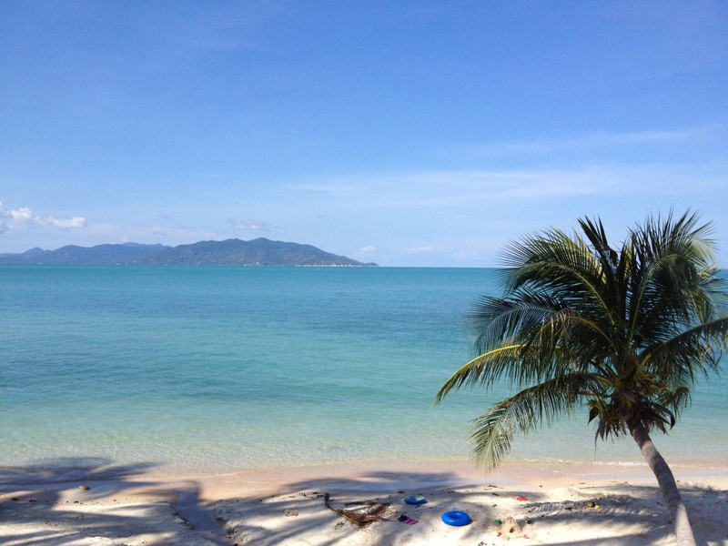 ด้านหน้าเป็นเกาะพงัน