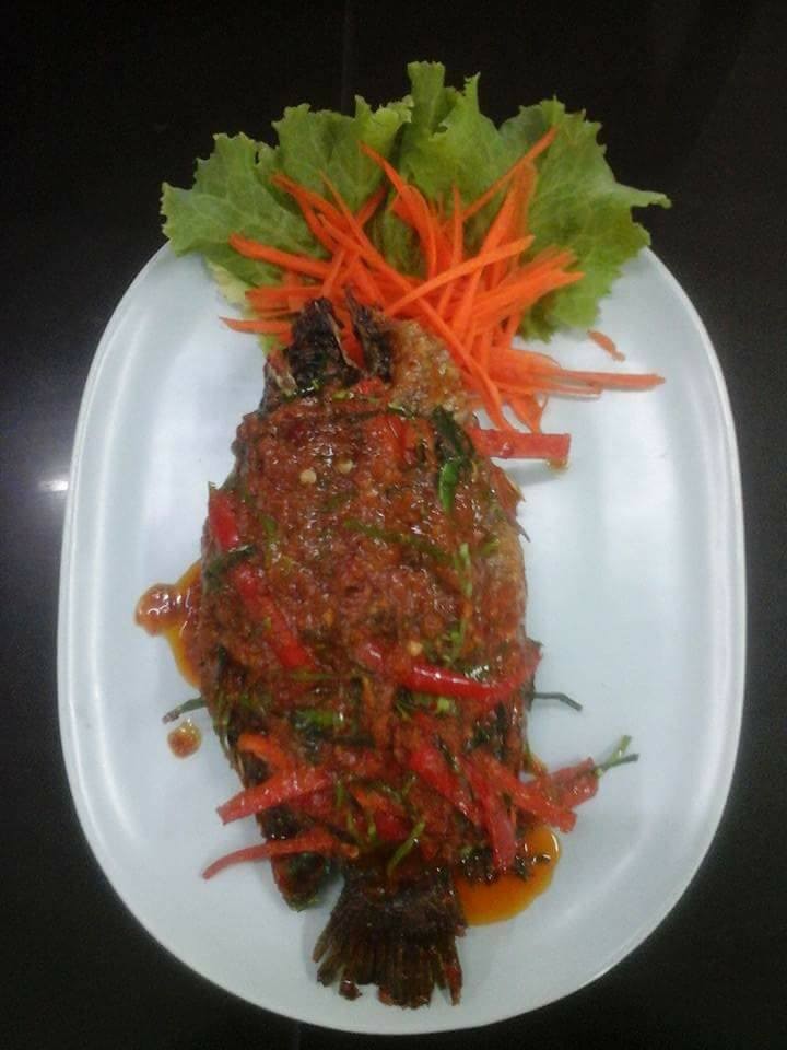 ฉู่ฉี่ปลาหมอตัวใหญ่