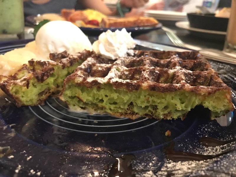 วาฟเฟิลสังขยา